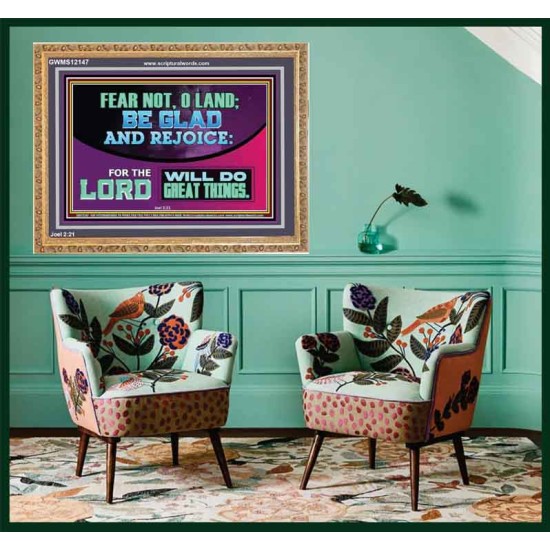 THE LORD WILL DO GREAT THINGS  Custom Inspiration Bible Verse Wooden Frame  GWMS12147  