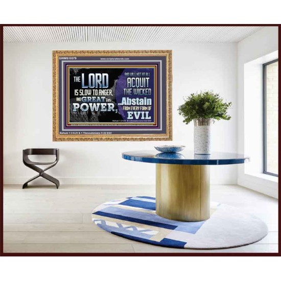THE LORD GOD ALMIGHTY GREAT IN POWER  Sanctuary Wall Wooden Frame  GWMS10379  