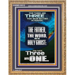 THE THREE THAT BEAR RECORD IN HEAVEN  Righteous Living Christian Portrait  GWMS10012  