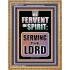 BE FERVENT IN SPIRIT SERVING THE LORD  Unique Scriptural Portrait  GWMS10018  "28x34"