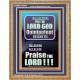 ALLELUIA THE LORD GOD OMNIPOTENT REIGNETH  Home Art Portrait  GWMS10045  