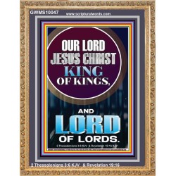 JESUS CHRIST - KING OF KINGS LORD OF LORDS   Bathroom Wall Art  GWMS10047  "28x34"