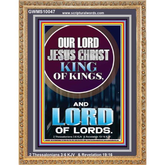 JESUS CHRIST - KING OF KINGS LORD OF LORDS   Bathroom Wall Art  GWMS10047  