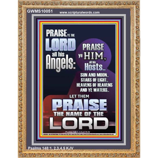 PRAISE HIM SUN, MOON, STARS OF LIGHT, YE WATERS  Contemporary Arts & Décor Picture  GWMS10051  