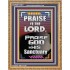 PRAISE GOD IN HIS SANCTUARY  Art & Wall Décor  GWMS10061  "28x34"