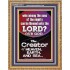 O LORD OUR GOD CREATOR OF HEAVEN, EARTH AND SEA  Custom Wall Art Print  GWMS10074  "28x34"