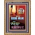 THE STEP OF A GOOD MAN  Contemporary Christian Wall Art  GWMS10477  "28x34"