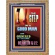 THE STEP OF A GOOD MAN  Contemporary Christian Wall Art  GWMS10477  