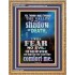 WALK THROUGH THE VALLEY OF THE SHADOW OF DEATH  Scripture Art  GWMS10502  "28x34"