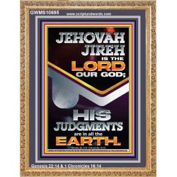 JEHOVAH JIREH IS THE LORD OUR GOD  Contemporary Christian Wall Art Portrait  GWMS10695  "28x34"