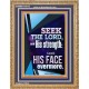 SEEK THE LORD AND HIS STRENGTH AND SEEK HIS FACE EVERMORE  Wall Décor  GWMS11815  