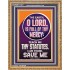 TEACH ME THY STATUES O LORD I AM THINE  Christian Quotes Portrait  GWMS11821  "28x34"