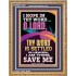 I AM THINE SAVE ME O LORD  Christian Quote Portrait  GWMS11822  "28x34"