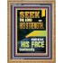 SEEK THE FACE OF GOD CONTINUALLY  Unique Scriptural ArtWork  GWMS11838  "28x34"
