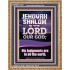 JEHOVAH SHALOM HIS JUDGEMENT ARE IN ALL THE EARTH  Custom Art Work  GWMS11842  "28x34"
