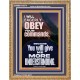 I WILL EAGERLY OBEY YOUR COMMANDS O LORD MY GOD  Printable Bible Verses to Portrait  GWMS11874  