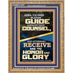 ABBA FATHER PLEASE GUIDE US WITH YOUR COUNSEL  Scripture Wall Art  GWMS11878  