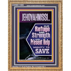 JEHOVAH NISSI A VERY PRESENT HELP  Eternal Power Picture  GWMS11886  "28x34"