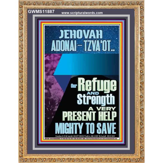 JEHOVAH ADONAI-TZVA'OT LORD OF HOSTS AND EVER PRESENT HELP  Church Picture  GWMS11887  