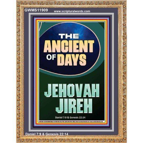 THE ANCIENT OF DAYS JEHOVAH JIREH  Unique Scriptural Picture  GWMS11909  