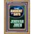 THE ANCIENT OF DAYS JEHOVAH JIREH  Unique Scriptural Picture  GWMS11909  "28x34"