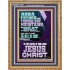 ABBA FATHER SHALL THRESH THE MOUNTAINS FOR US  Unique Power Bible Portrait  GWMS11946  "28x34"