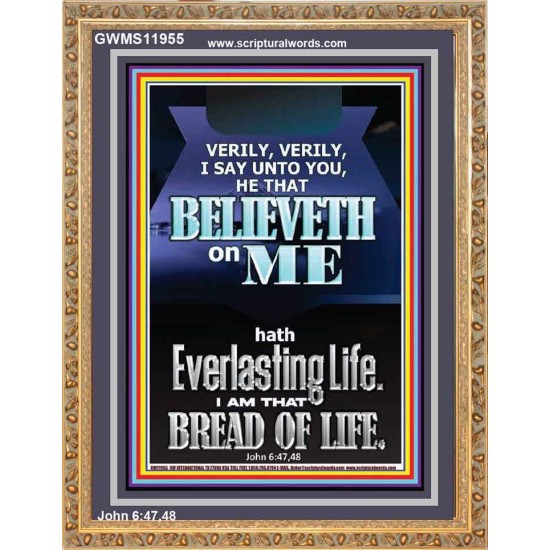 I AM THAT BREAD OF LIFE  Unique Power Bible Portrait  GWMS11955  