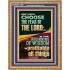 BRETHREN CHOOSE THE FEAR OF THE LORD THE BEGINNING OF WISDOM  Ultimate Inspirational Wall Art Portrait  GWMS11962  "28x34"