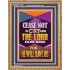 CEASE NOT TO CRY UNTO THE LORD   Unique Power Bible Portrait  GWMS11964  "28x34"