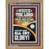 THE VOICE OF THE LORD MAKES THE DEER GIVE BIRTH  Christian Portrait Wall Art  GWMS11982  "28x34"