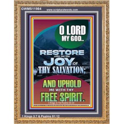 THE JOY OF SALVATION  Bible Verse Portrait  GWMS11984  "28x34"