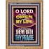OPEN THOU MY LIPS O LORD MY GOD  Encouraging Bible Verses Portrait  GWMS11993  "28x34"