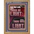 AND GOD SAID LET THERE BE LIGHT  Christian Quotes Portrait  GWMS11995  "28x34"