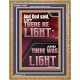 AND GOD SAID LET THERE BE LIGHT  Christian Quotes Portrait  GWMS11995  