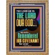 HE HATH REMEMBERED HIS COVENANT FOR EVER  Modern Christian Wall Décor  GWMS12187  