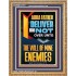 DELIVER ME NOT OVER UNTO THE WILL OF MINE ENEMIES ABBA FATHER  Modern Christian Wall Décor Portrait  GWMS12191  "28x34"