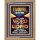 MEDITATE THE WORD OF THE LORD DAY AND NIGHT  Contemporary Christian Wall Art Portrait  GWMS12202  