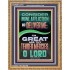 GREAT ARE THY TENDER MERCIES O LORD  Unique Scriptural Picture  GWMS12218  "28x34"