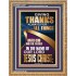 GIVING THANKS ALWAYS FOR ALL THINGS UNTO GOD  Ultimate Inspirational Wall Art Portrait  GWMS12229  "28x34"