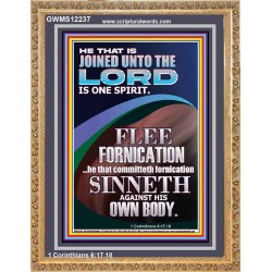 HE THAT IS JOINED UNTO THE LORD IS ONE SPIRIT  Scripture Art  GWMS12237  "28x34"