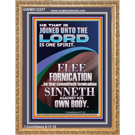 HE THAT IS JOINED UNTO THE LORD IS ONE SPIRIT  Scripture Art  GWMS12237  