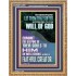 LET THEM THAT SUFFER ACCORDING TO THE WILL OF GOD  Christian Quotes Portrait  GWMS12265  "28x34"