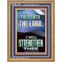 I WILL STRENGTHEN THEE THUS SAITH THE LORD  Christian Quotes Portrait  GWMS12266  "28x34"