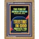 TRUSTING IN GOD PROTECTS YOU  Scriptural Décor  GWMS12286  