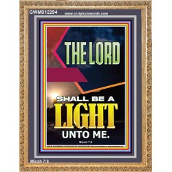 BE A LIGHT UNTO ME  Bible Verse Portrait  GWMS12294  "28x34"