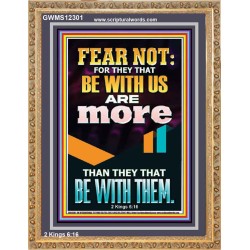 THEY THAT BE WITH US ARE MORE THAN THEM  Modern Wall Art  GWMS12301  "28x34"