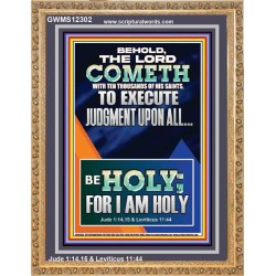 THE LORD COMETH TO EXECUTE JUDGMENT UPON ALL  Large Wall Accents & Wall Portrait  GWMS12302  "28x34"