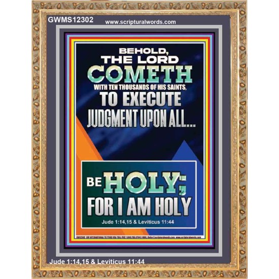 THE LORD COMETH TO EXECUTE JUDGMENT UPON ALL  Large Wall Accents & Wall Portrait  GWMS12302  