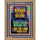FROM THE RISING OF THE SUN AND THE WEST THERE IS NONE BESIDE ME  Affordable Wall Art  GWMS12308  