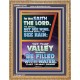 YOUR VALLEY SHALL BE FILLED WITH WATER  Custom Inspiration Bible Verse Portrait  GWMS12343  